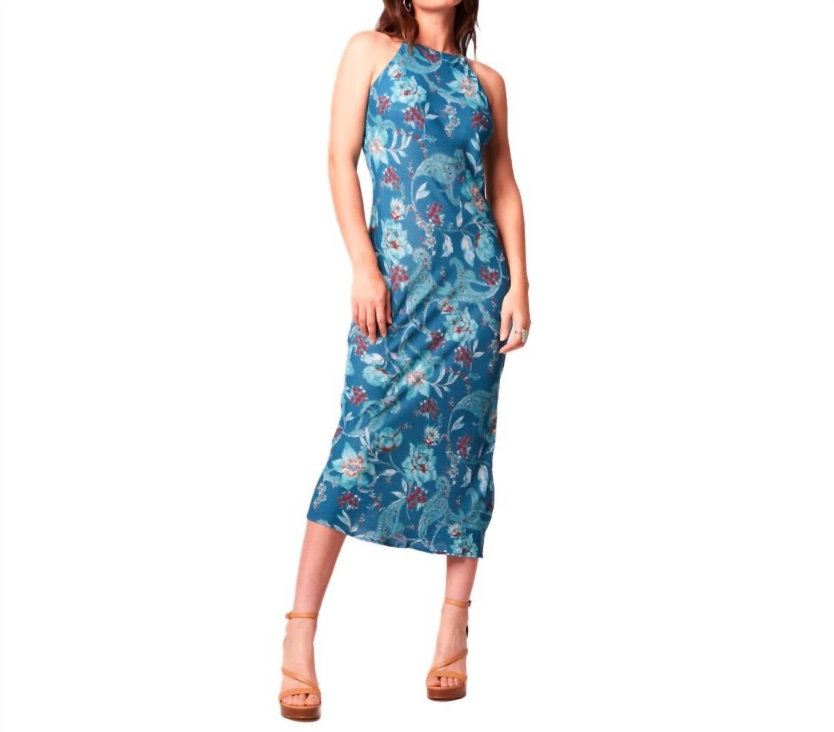 Платье Audette миди без рукавов с цветочным принтом в бирюзовом цвете Band of the free
Платье Audette миди без рукавов с цветочным принтом в бирюзовом цвете Band of the free