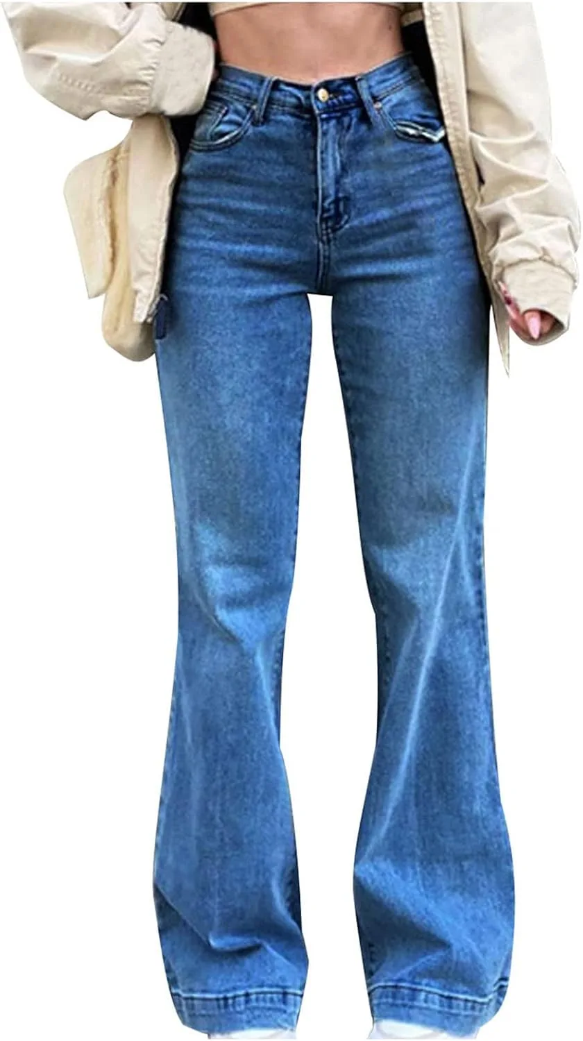 Uillui Flare Bell Bottom Jeans, женские джинсы с высокой талией и широкими штанинами
Uillui Flare Bell Bottom Jeans, женские джинсы с высокой талией и широкими штанинами