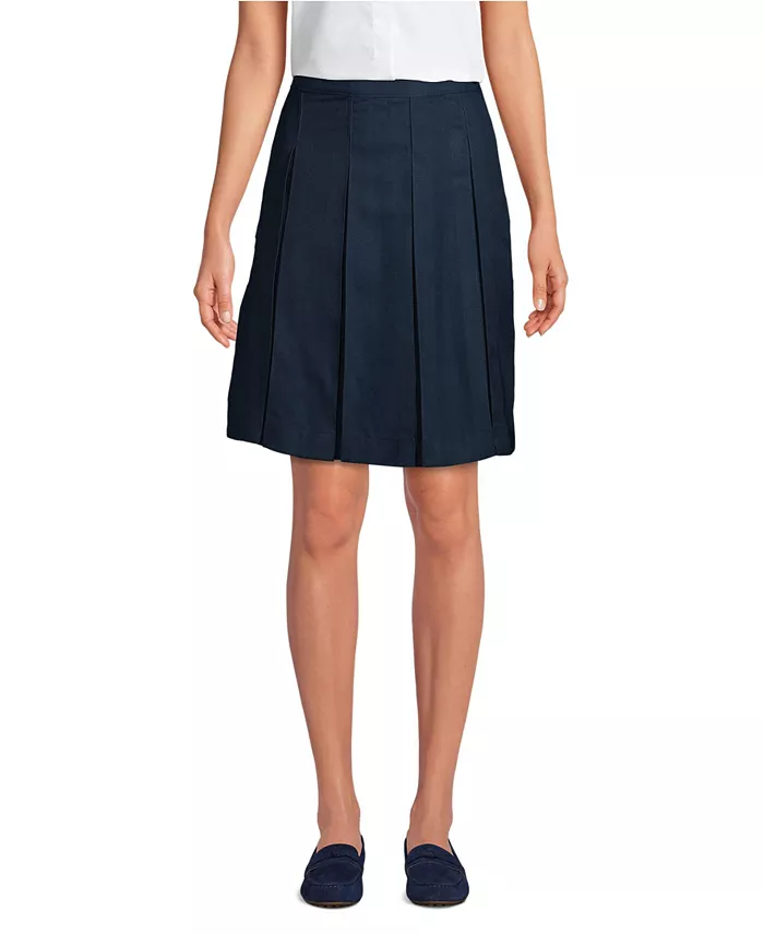 Женская юбка со складками, выше колена Lands' End, синий
Женская юбка со складками, выше колена Lands' End, синий