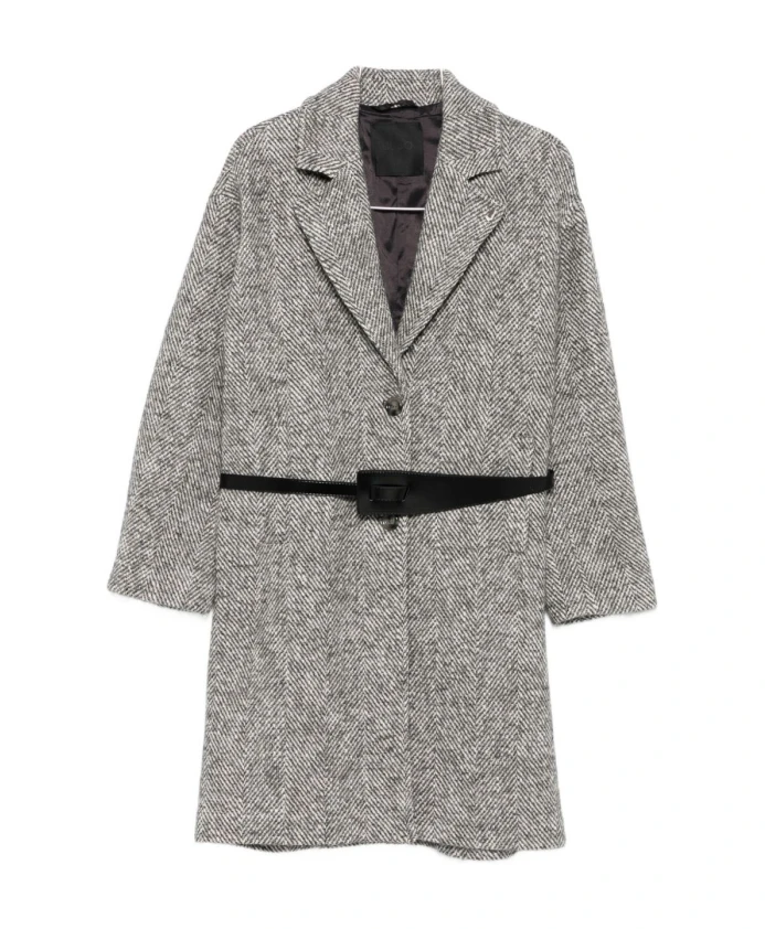 Серое пальто, модель осень-зима 2025. Liu Jo, серый
Серое пальто, модель осень-зима 2025. Liu Jo, серый