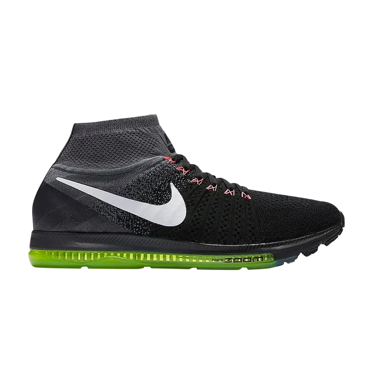 Кроссовки Nike Zoom All Out Flyknit 'Black White Volt', черный
Кроссовки Nike Zoom All Out Flyknit 'Black White Volt', черный