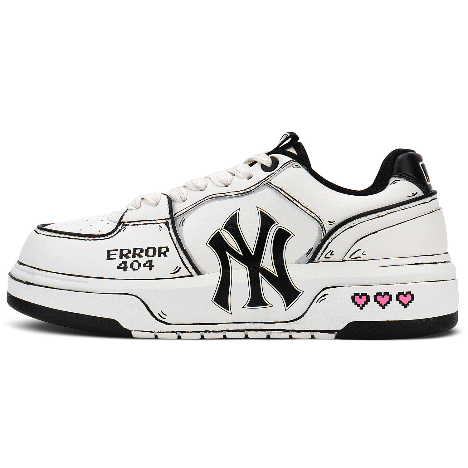 MLB Chunky Liner Cushioning Height Increasing Low top Skateboard Shoes Unisex Black White
MLB Chunky Liner Cushioning Height Increasing Low top Skateboard Shoes Unisex Black White