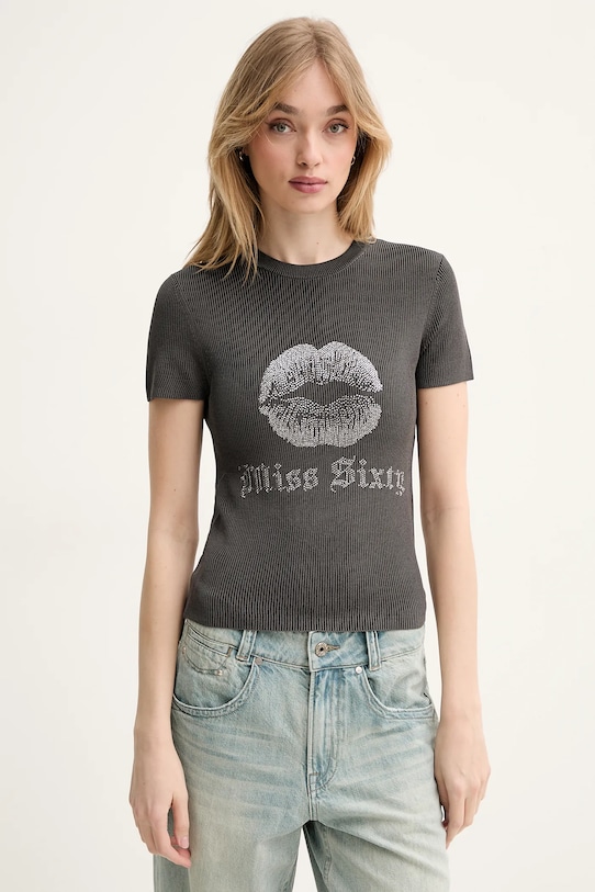 Футболка с добавлением шелка Miss Sixty, серый
Футболка с добавлением шелка Miss Sixty, серый