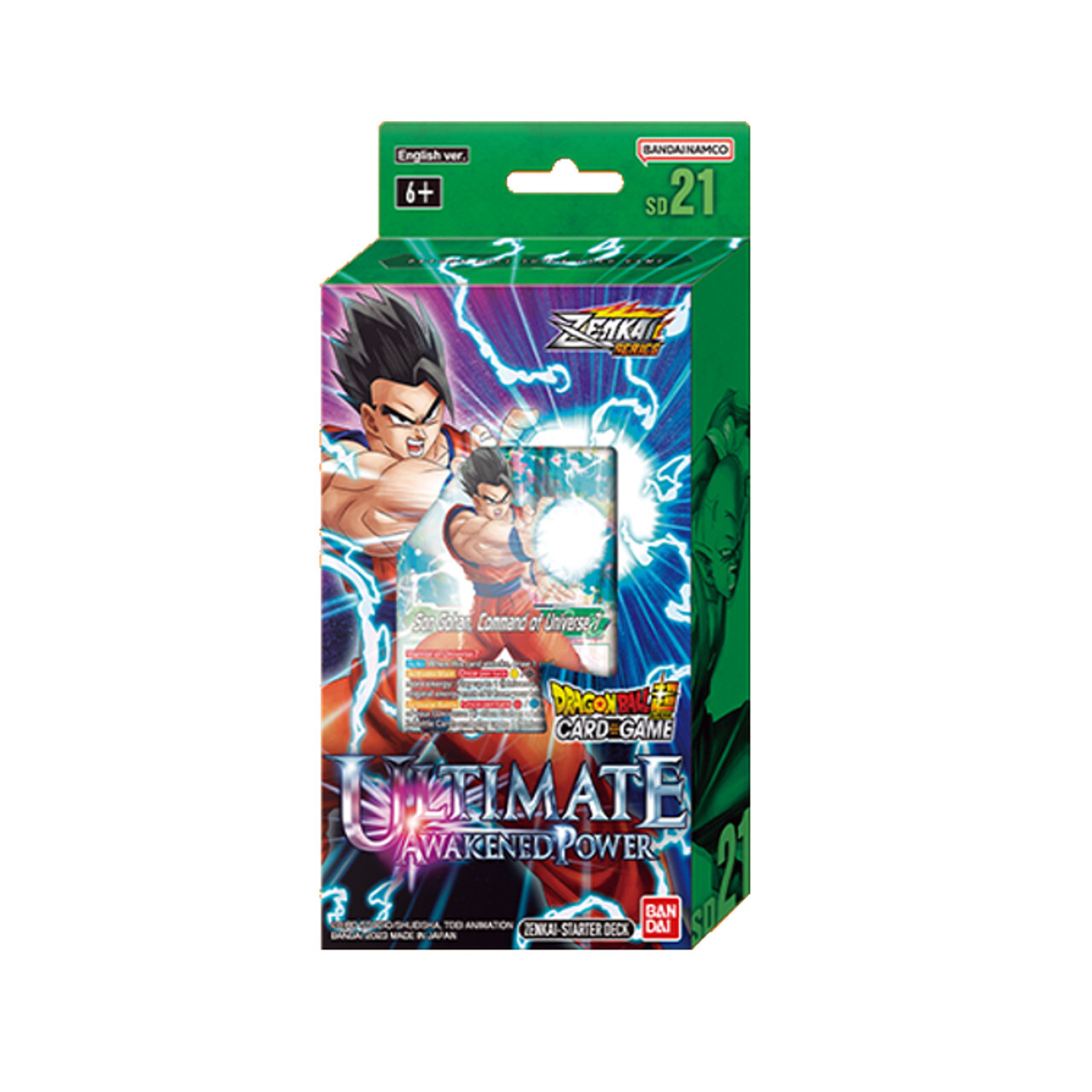 Карточная игра Dragon Ball Super TCG: Zenkai Series - Ultimate Awakened Power - Starter Deck SD21
Карточная игра Dragon Ball Super TCG: Zenkai Series - Ultimate Awakened Power - Starter Deck SD21