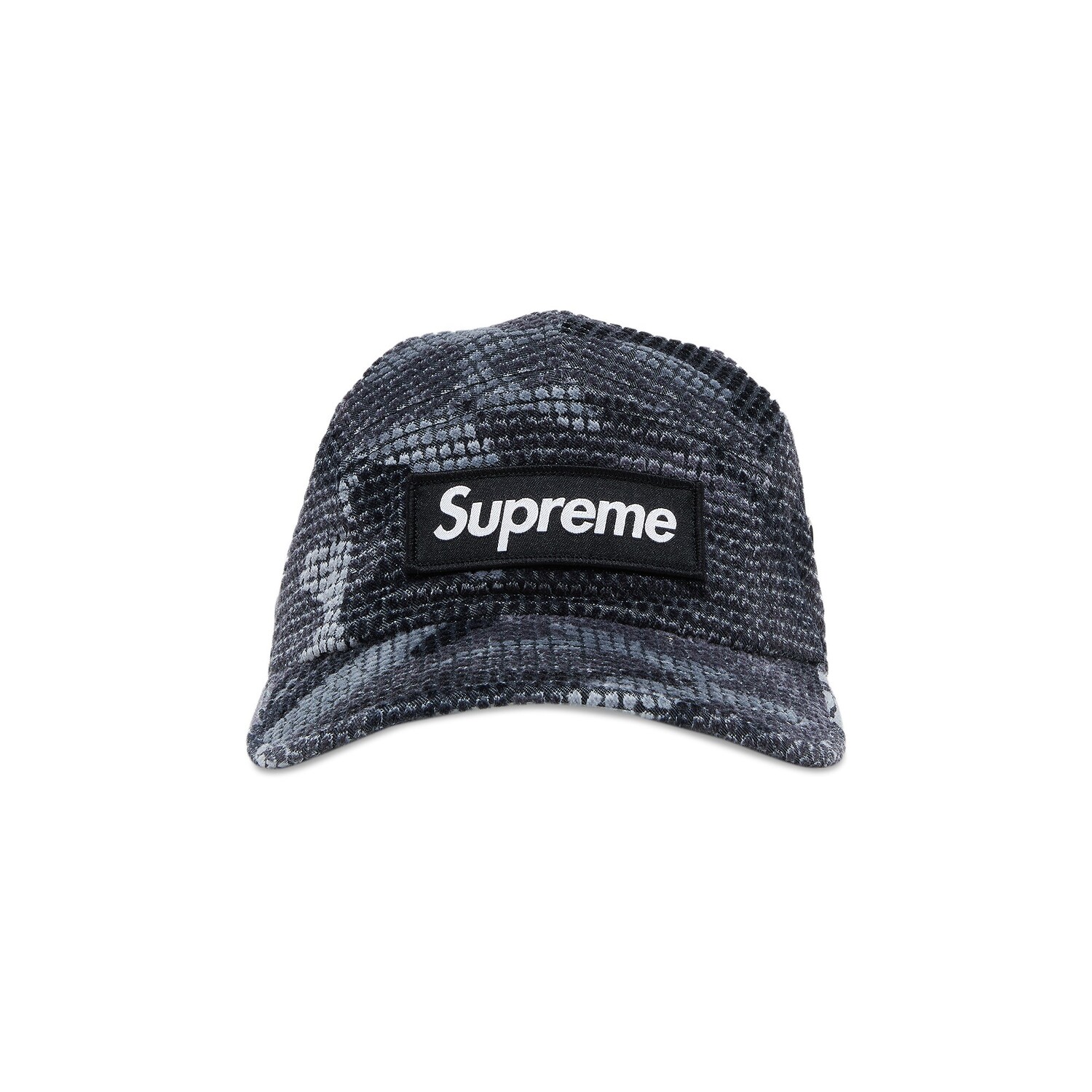 Бархатная походная кепка Supreme Camo Grid, черный камуфляж
Бархатная походная кепка Supreme Camo Grid, черный камуфляж