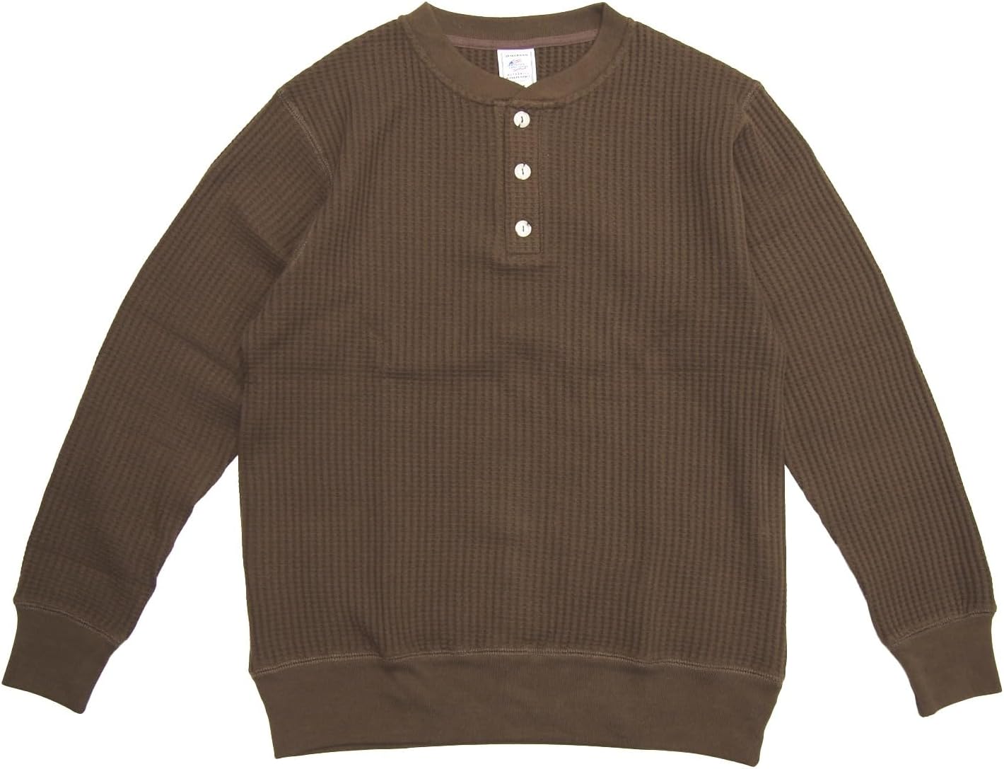 Толстовка с высоким воротником-хенли и вафельным рисунком Jemorgan, коричневый
Толстовка с высоким воротником-хенли и вафельным рисунком Jemorgan, коричневый