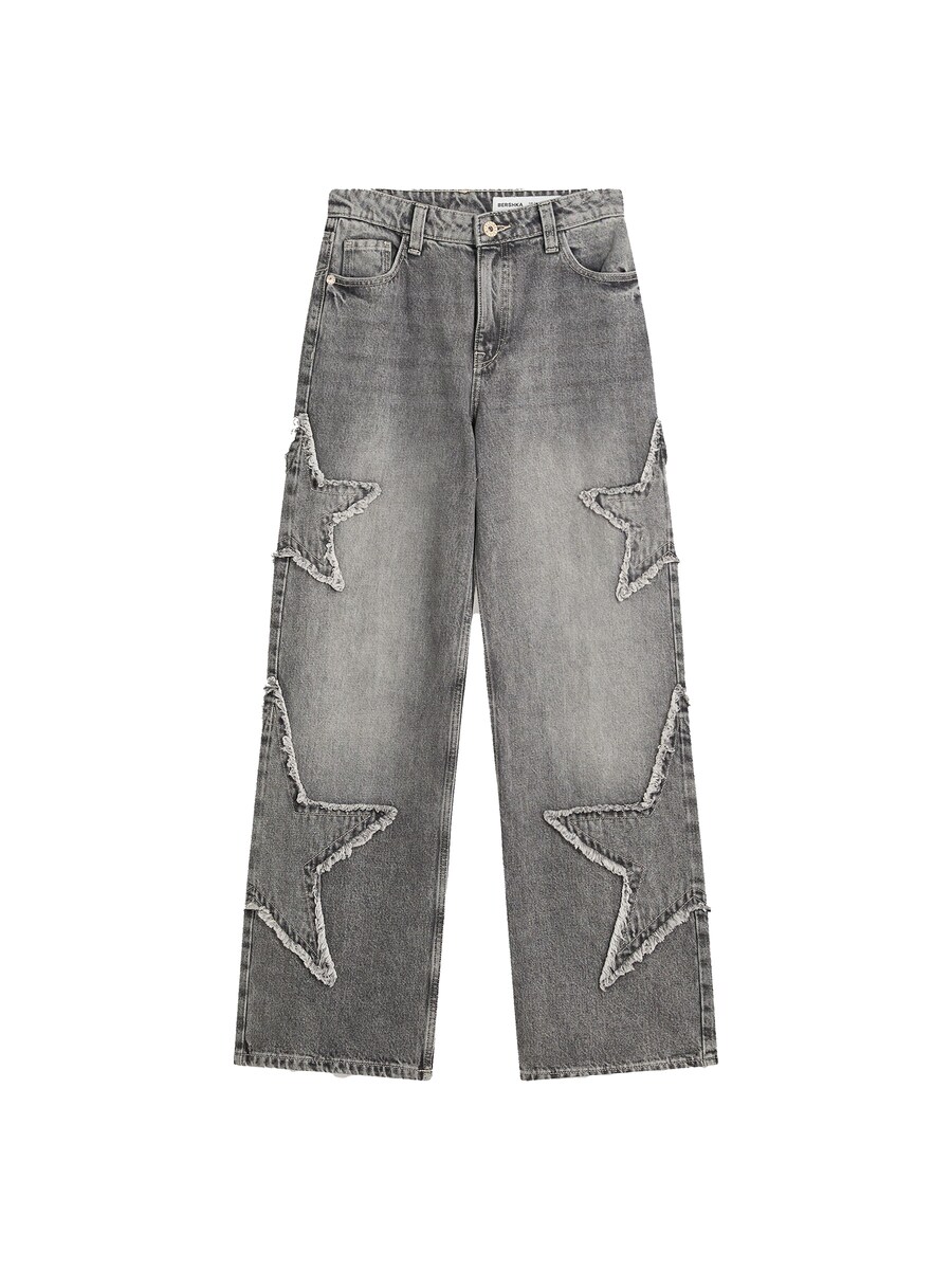 Мешковатые джинсы Bershka, Light grey
Мешковатые джинсы Bershka, Light grey