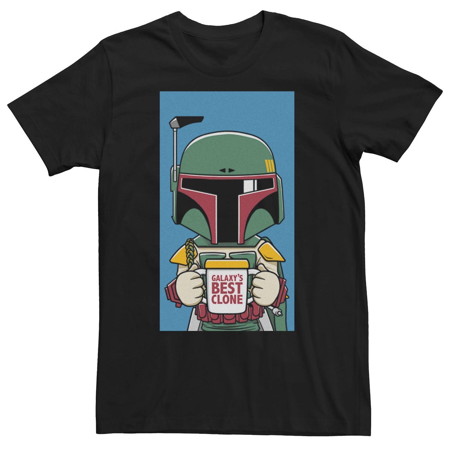 Мужская футболка Boba Fett Galaxy's Best Clone Star Wars
Мужская футболка Boba Fett Galaxy's Best Clone Star Wars