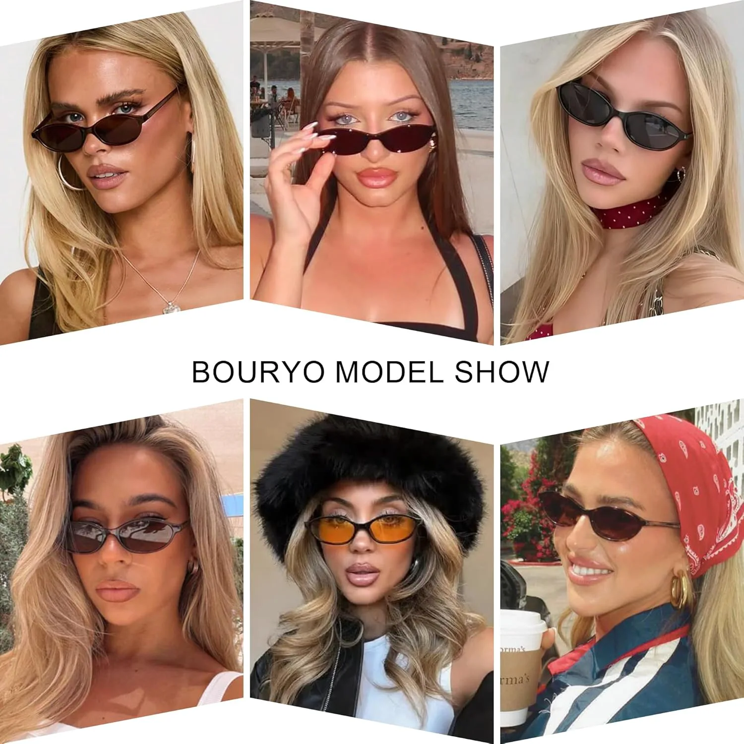 Солнцезащитные очки Bouryo Retro Oval для женщин - маленькие очки-«кошачий глаз» в стиле 90-х - легкие, узкие, модные, A2-(2 Pack) Tortoise/Gradient Brown + Brown
Солнцезащитные очки Bouryo Retro Oval для женщин - маленькие очки-«кошачий глаз» в стиле 90-х - легкие, узкие, модные, A2-(2 Pack) Tortoise/Gradient Brown + Brown