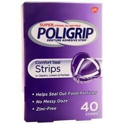 Poligrip Super Poligrip Comfort Seal Клейкие полоски для зубных протезов 40 полосок
Poligrip Super Poligrip Comfort Seal Клейкие полоски для зубных протезов 40 полосок