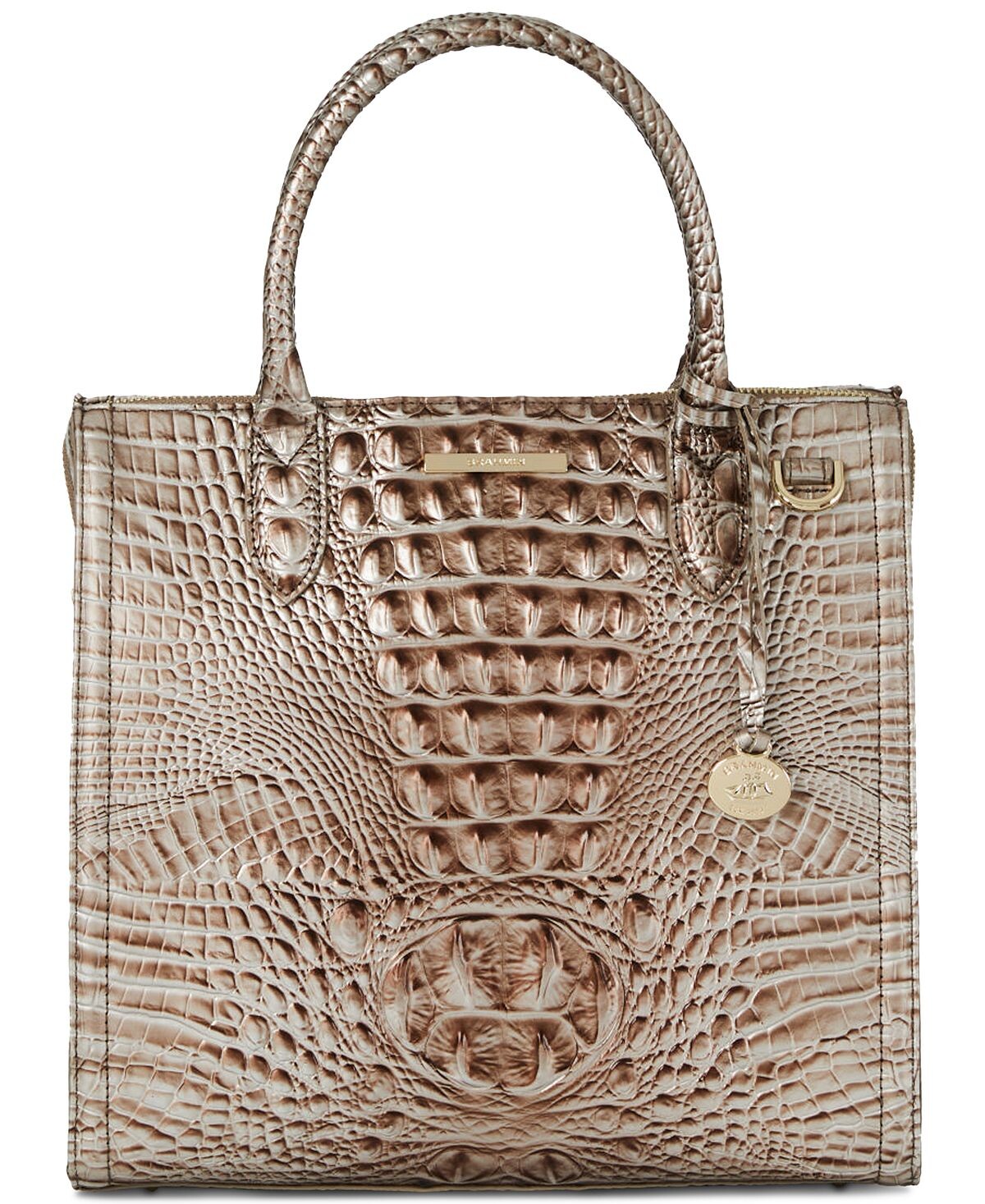 Кожаная сумка-портфель с тиснением Caroline Melbourne Brahmin
Кожаная сумка-портфель с тиснением Caroline Melbourne Brahmin