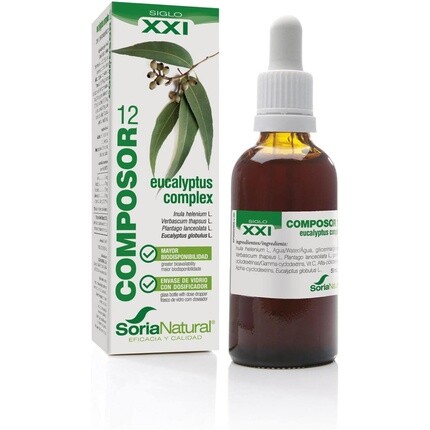 Composor 12 Эвкалиптовый комплекс Xxi 50 мл, Soria Natural
Composor 12 Эвкалиптовый комплекс Xxi 50 мл, Soria Natural