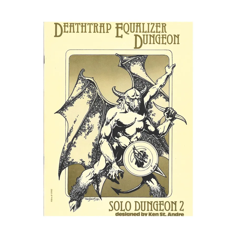 Модуль Deathtrap Equalizer Dungeon (2nd Edition, 1st Printing), Tunnels & Trolls - Solo Adventures (1976-2007)
Модуль Deathtrap Equalizer Dungeon (2nd Edition, 1st Printing), Tunnels & Trolls - Solo Adventures (1976-2007)