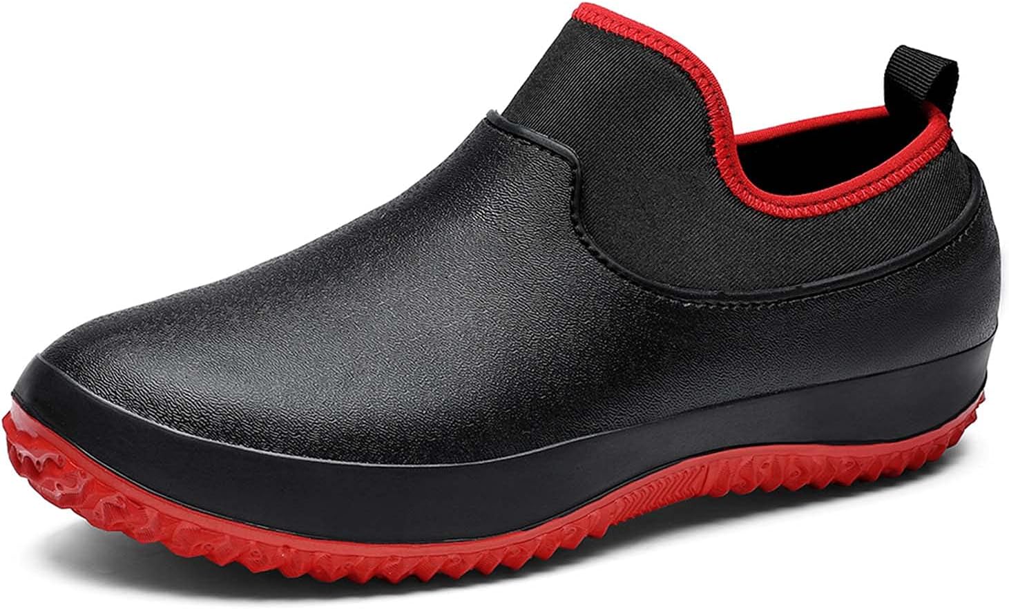 Meidiastra Мужские и женские туфли для шеф-повара, водонепроницаемые, противоскользящие, сабо для кухни, медсестры, безопасная обувь для сада, рабочая обувь, черный/красный
Meidiastra Мужские и женские туфли для шеф-повара, водонепроницаемые, противоскользящие, сабо для кухни, медсестры, безопасная обувь для сада, рабочая обувь, черный/красный