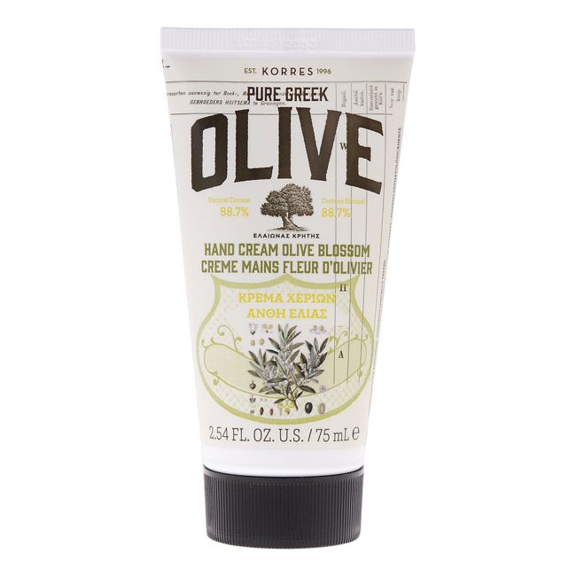 Чистый греческий крем для рук с цветками оливы Korres, 75 мл
Чистый греческий крем для рук с цветками оливы Korres, 75 мл