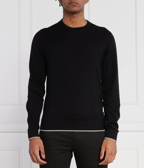 Свитер Armani Exchange Regular Fit, черный 
Свитер Armani Exchange Regular Fit, черный