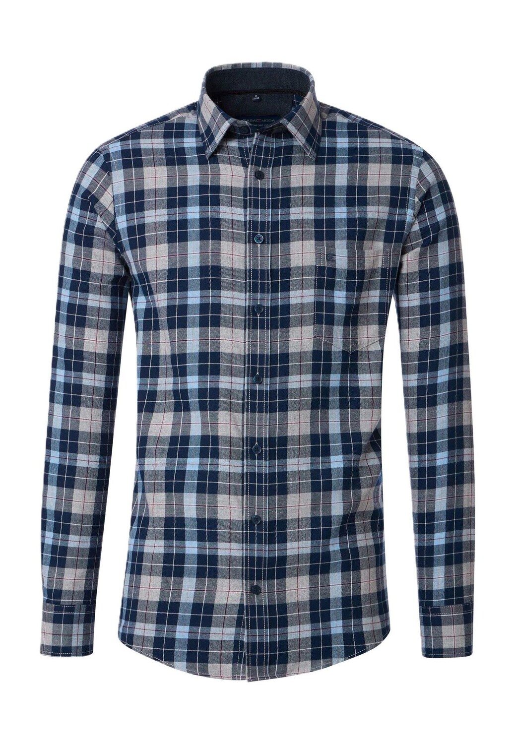 Повседневная рубашка, удобная посадка, длинный рукав, воротник на пуговицах, мужская CASAMODA, цвет 100 100 Blau
Повседневная рубашка, удобная посадка, длинный рукав, воротник на пуговицах, мужская CASAMODA, цвет 100 100 Blau