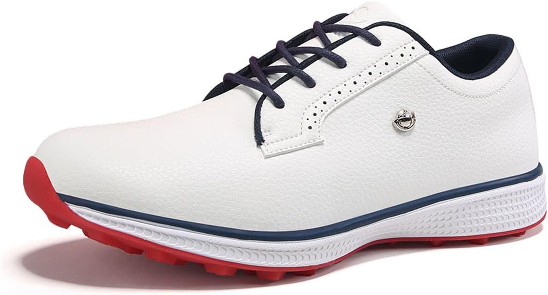 Мужские кожаные повседневные гольф-кроссовки, кожаные для гольфа и прогулок, модные кроссовки, дышащие, легкие, тренажеры для гольфа Omcam, красный
Мужские кожаные повседневные гольф-кроссовки, кожаные для гольфа и прогулок, модные кроссовки, дышащие, легкие, тренажеры для гольфа Omcam, красный