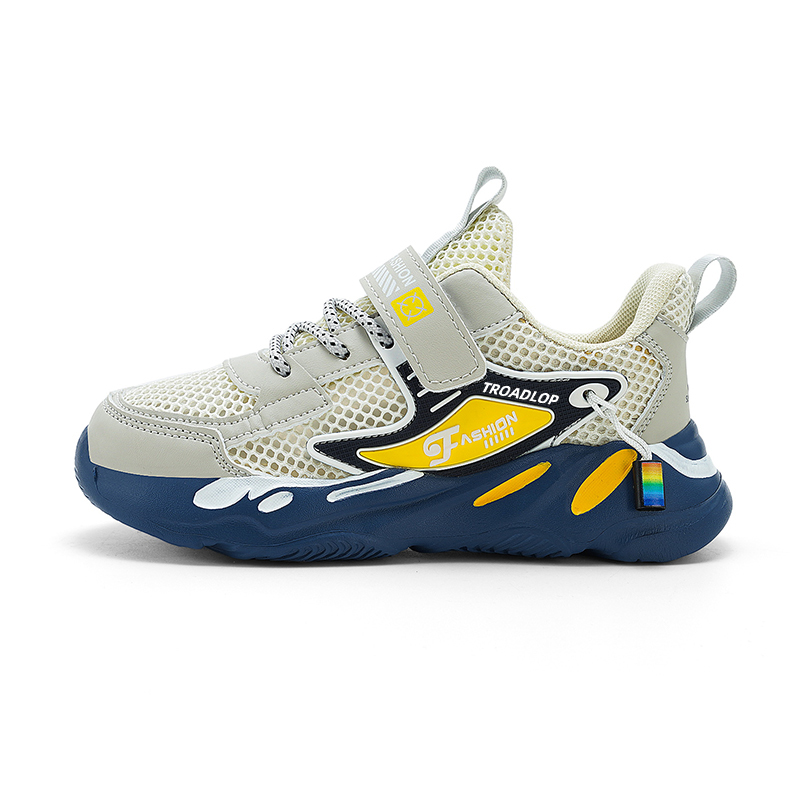 Нескользящие, дышащие, легкие, амортизирующие низкие повседневные кроссовки для детей TROADLOP, бежевый/синий
Нескользящие, дышащие, легкие, амортизирующие низкие повседневные кроссовки для детей TROADLOP, бежевый/синий