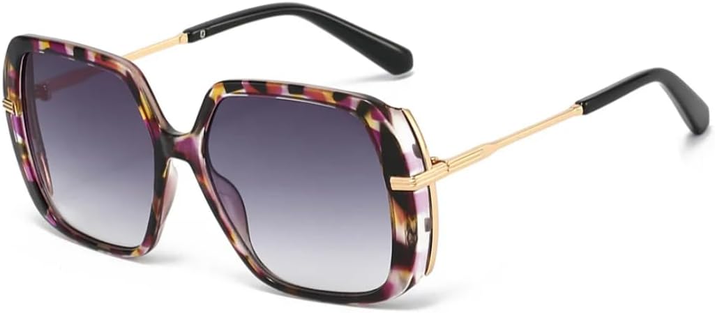 Большие квадратные солнцезащитные очки для женщин в двойной оправе, солнцезащитные очки с защитой от УФ-излучения UV400, для путешествий, пляжа и повседневной носки UATXTAU, Leopard Gray
Большие квадратные солнцезащитные очки для женщин в двойной оправе, солнцезащитные очки с защитой от УФ-излучения UV400, для путешествий, пляжа и повседневной носки UATXTAU, Leopard Gray