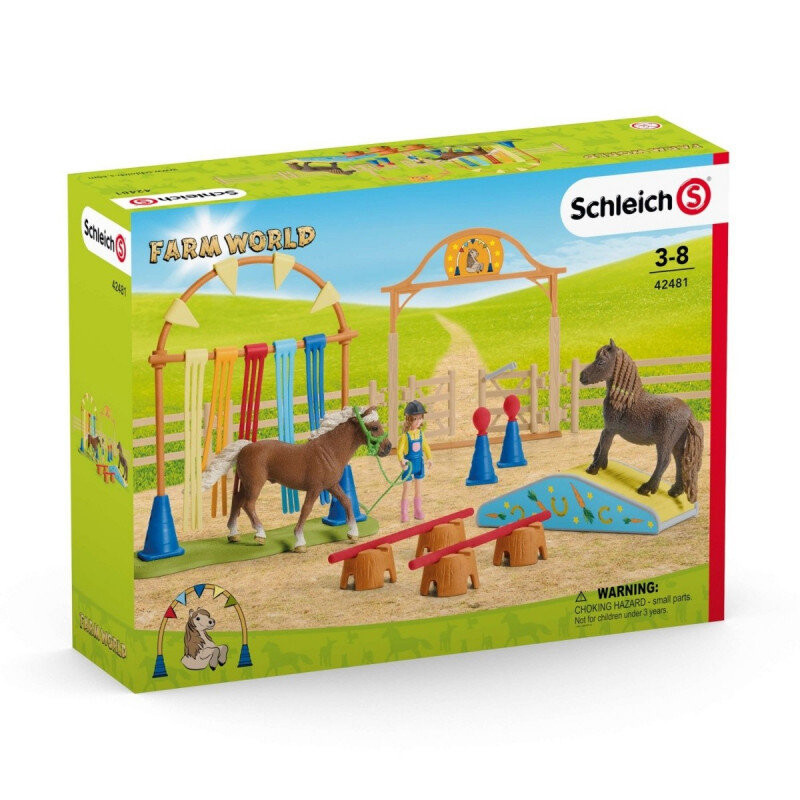 Schleich, статуэтка, Тренировка навыков для пони, 42481
Schleich, статуэтка, Тренировка навыков для пони, 42481