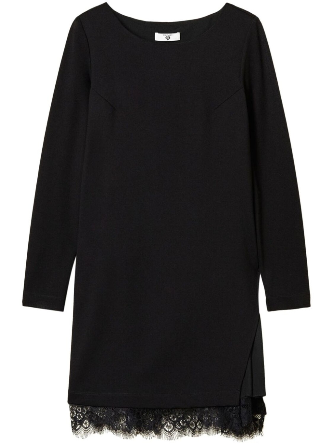 Мини-платье с кружевными деталями TWINSET, черный
Мини-платье с кружевными деталями TWINSET, черный