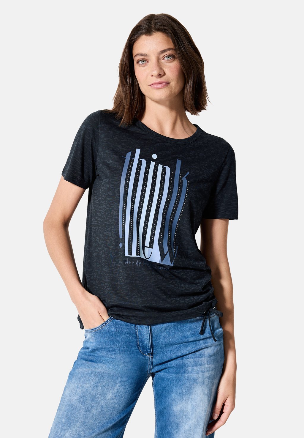 Футболка с принтом Cecil, синий
Футболка с принтом Cecil, синий