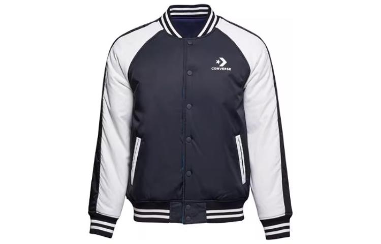 Converse Пуховик унисекс черно-белый, Black White 
Converse Пуховик унисекс черно-белый, Black White