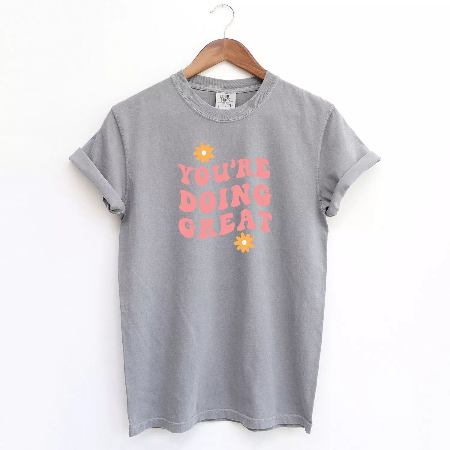 Футболки You're Doing Great Flowers, окрашенные в готовой одежде Simply Sage Market
Футболки You're Doing Great Flowers, окрашенные в готовой одежде Simply Sage Market