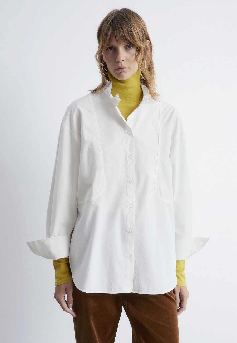 Блуза & other stories Button-down blouse, White
Блуза & other stories Button-down blouse, White