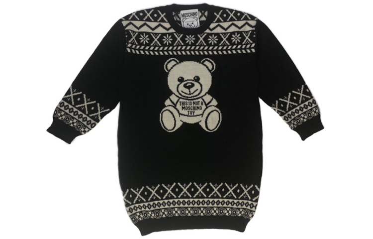 Свитер унисекс черный MOSCHINO
Свитер унисекс черный MOSCHINO