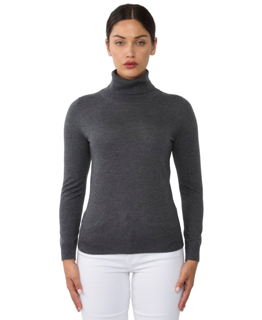 Женский свитер с высоким воротником из 100% кашемира | Кашемировые свитера тонкой плотности JENNIE LIU, Charcoal
Женский свитер с высоким воротником из 100% кашемира | Кашемировые свитера тонкой плотности JENNIE LIU, Charcoal