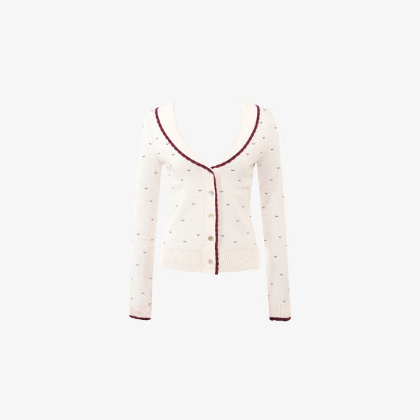 Кардиган House Of Cb Marla с принтом в виде сердечек, белый
Кардиган House Of Cb Marla с принтом в виде сердечек, белый