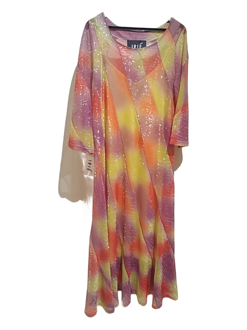 Платье с диагональным узором из пайеток Irie', желтый
Платье с диагональным узором из пайеток Irie', желтый