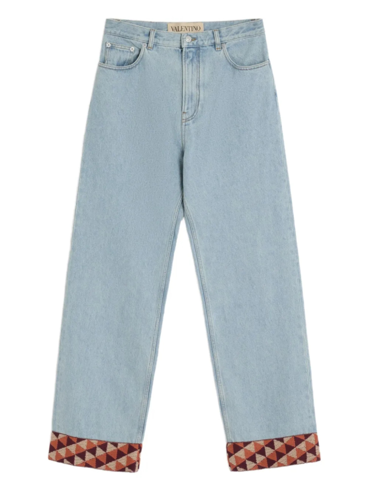 ДЖИНСОВЫЕ БРЮКИ С ЖАККАРДОВЫМ ПОДОЛОМ Valentino Garavani, синий
ДЖИНСОВЫЕ БРЮКИ С ЖАККАРДОВЫМ ПОДОЛОМ Valentino Garavani, синий