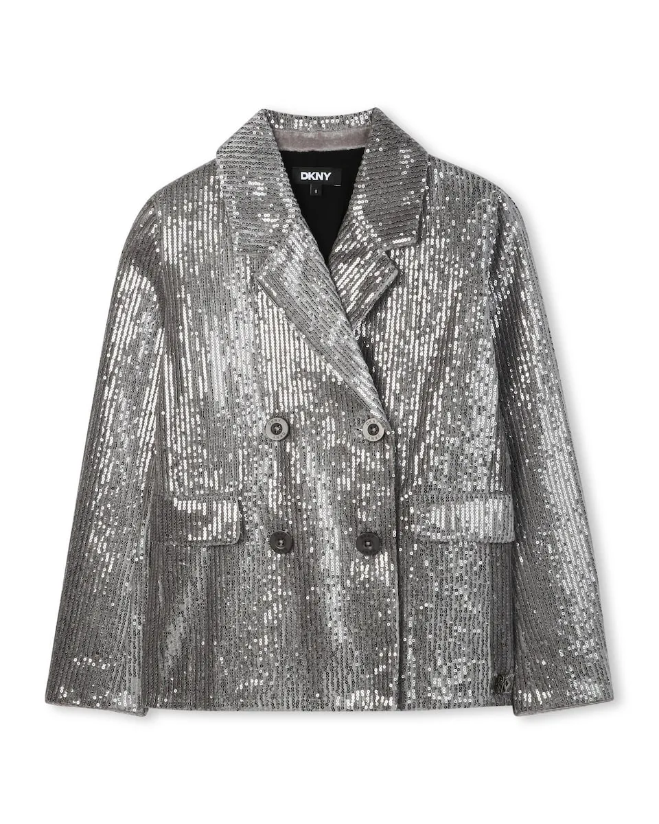 Детская куртка с длинным рукавом DKNY, серебряный
Детская куртка с длинным рукавом DKNY, серебряный