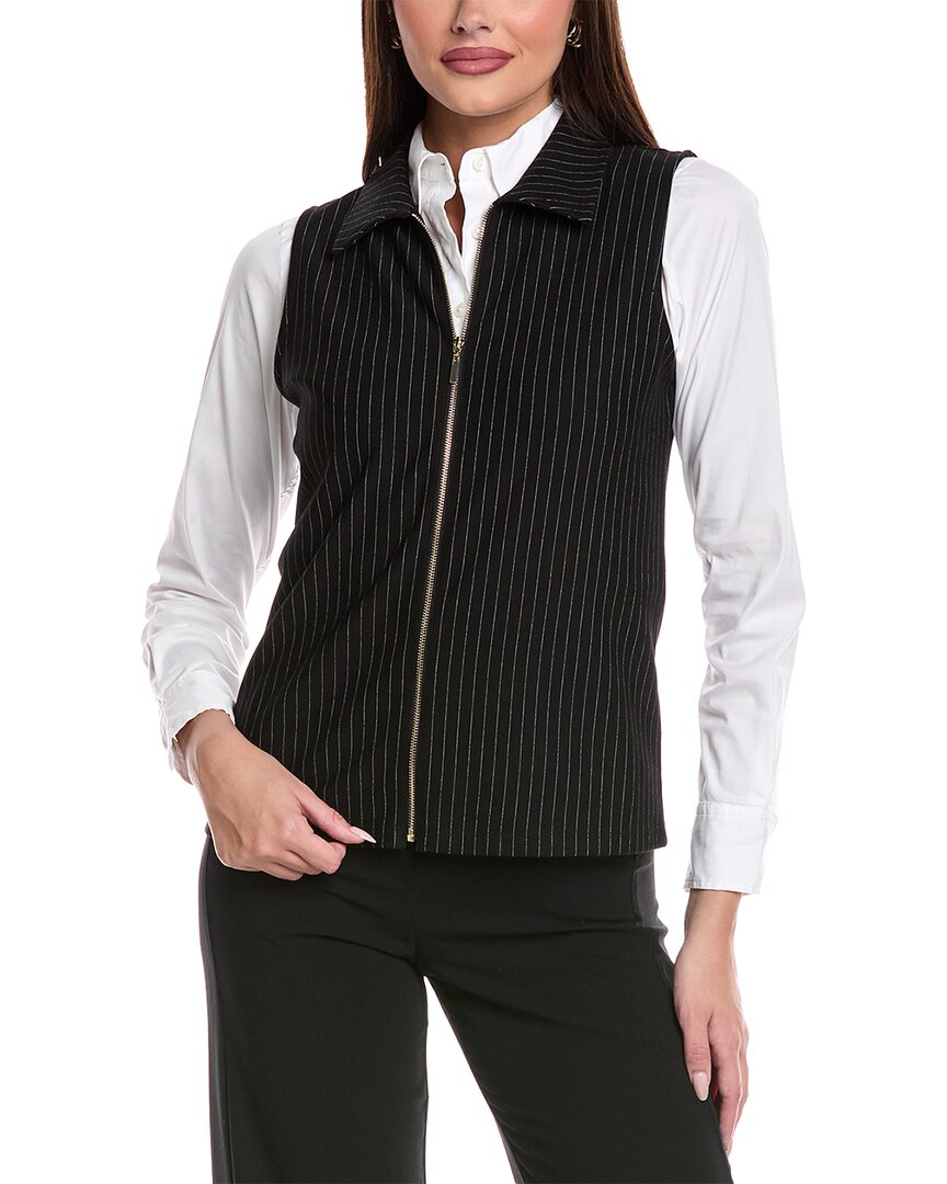 Жилет в полоску Anne Klein, черный 
Жилет в полоску Anne Klein, черный