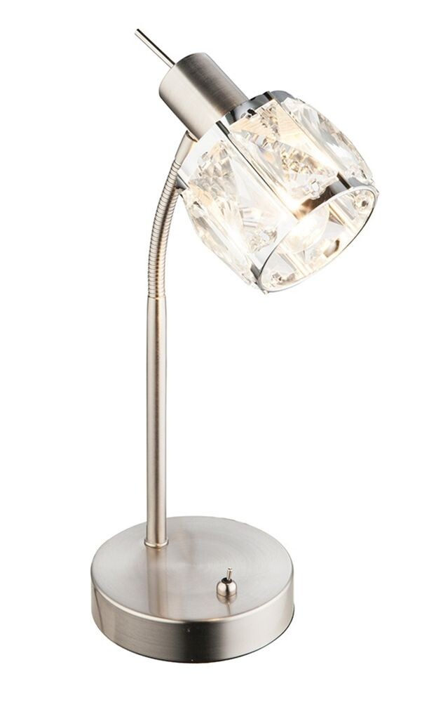 Настольная лампа Globo Lighting металл, матовый никель, металл, прозрачные стеклянные кристаллы, тумблер, флексографская печать, ДхШхВ: 217х120х280мм, длина кабеля 1500мм, без 1x E14 40Вт 230В, серебро
Настольная лампа Globo Lighting металл, матовый никель, металл, прозрачные стеклянные кристаллы, тумблер, флексографская печать, ДхШхВ: 217х120х280мм, длина кабеля 1500мм, без 1x E14 40Вт 230В, серебро
