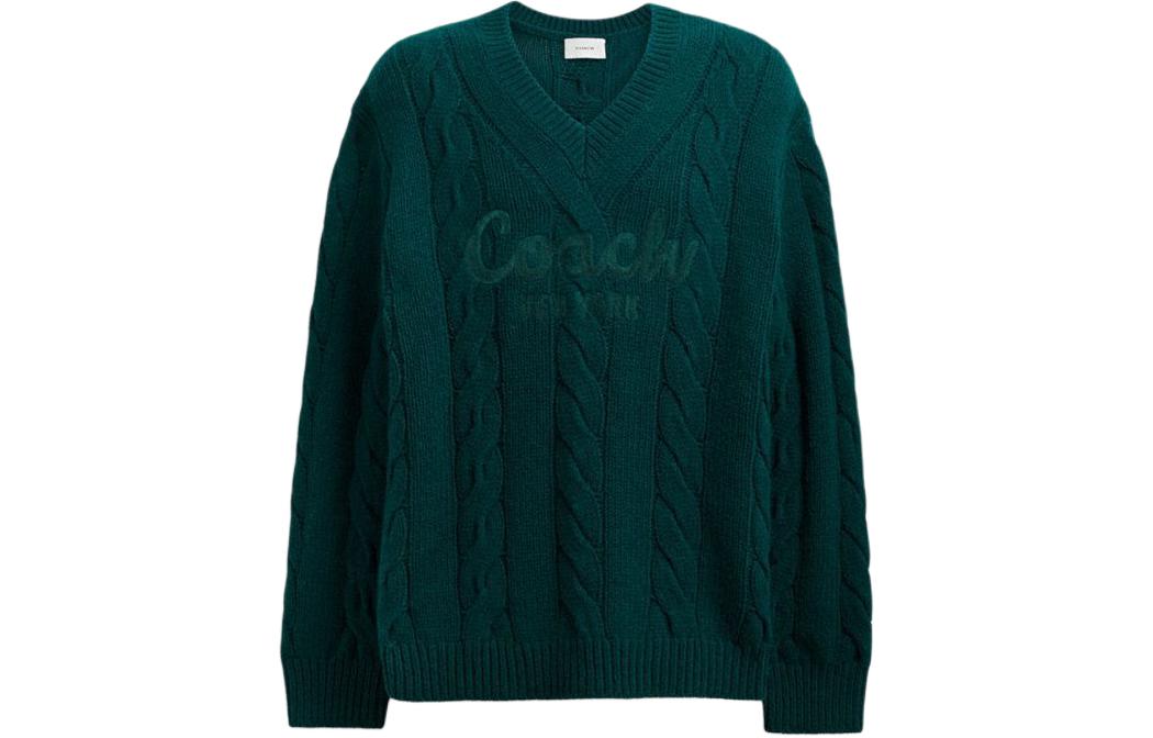 COACH Свитер унисекс зеленый
COACH Свитер унисекс зеленый