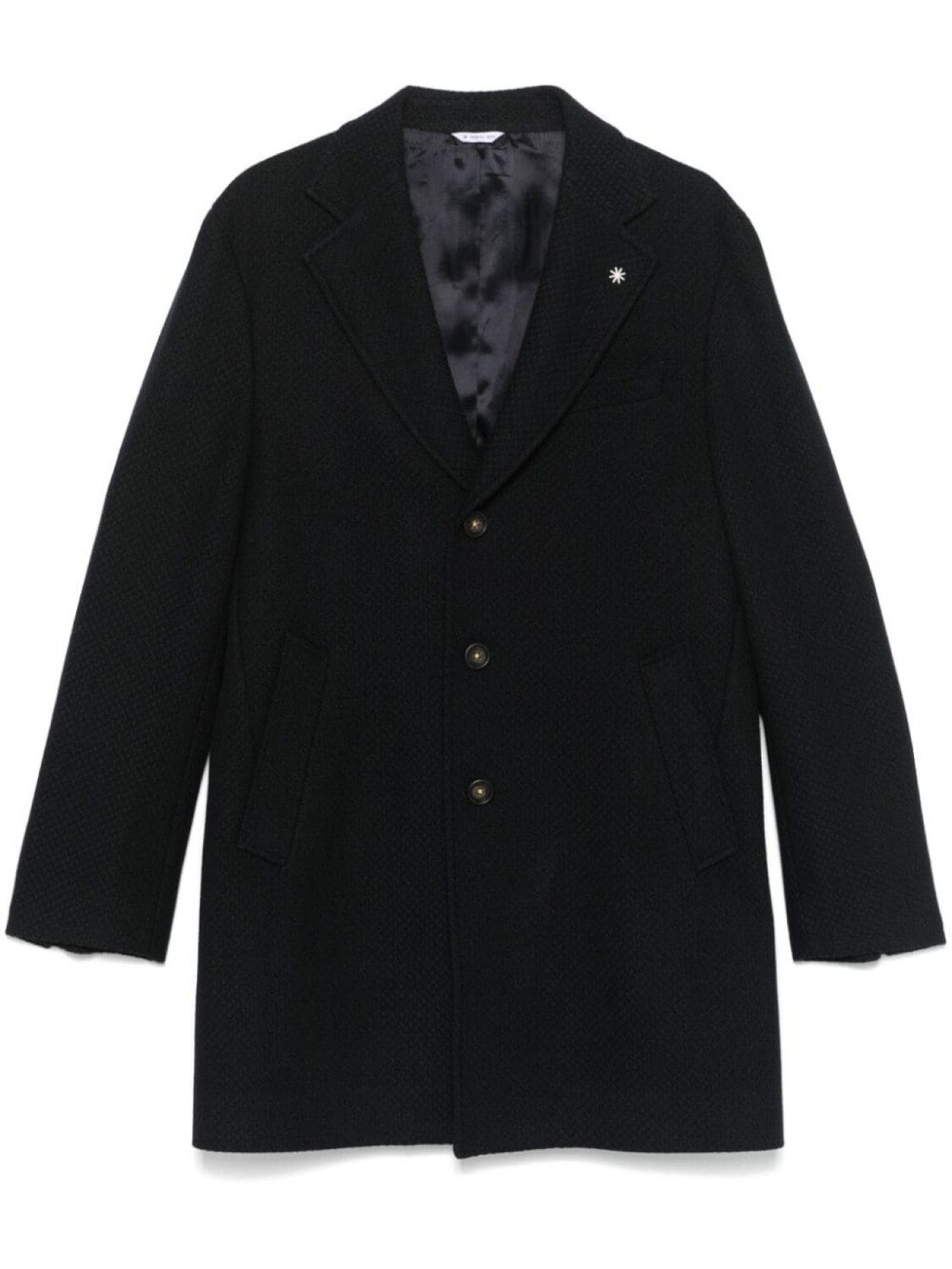 Пальто с геометричным узором Manuel Ritz, синий
Пальто с геометричным узором Manuel Ritz, синий