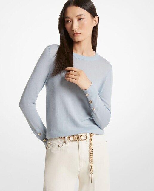 Женский свитер с длинными рукавами и пуговицами Michael Michael Kors, черный
Женский свитер с длинными рукавами и пуговицами Michael Michael Kors, черный