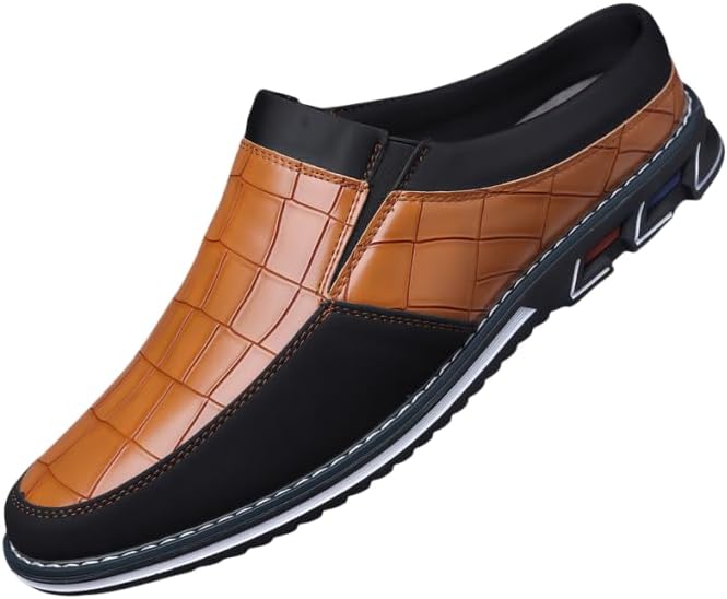 Мужские стильные слипоны, Удобная повседневная обувь, Прочная резиновая подошва, Для офиса и повседневного ношения, Подходит для любого сезона, Стильный двухцветный дизайн коричневый и черный Hhhchpm
Мужские стильные слипоны, Удобная повседневная обувь, Прочная резиновая подошва, Для офиса и повседневного ношения, Подходит для любого сезона, Стильный двухцветный дизайн коричневый и черный Hhhchpm