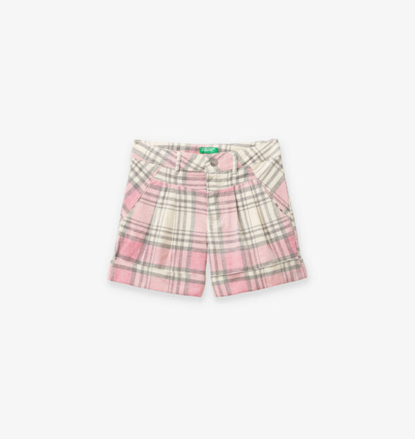 Шорты из хлопка с клетчатым узором и складками спереди 6-14 лет Benetton, мультиколор
Шорты из хлопка с клетчатым узором и складками спереди 6-14 лет Benetton, мультиколор