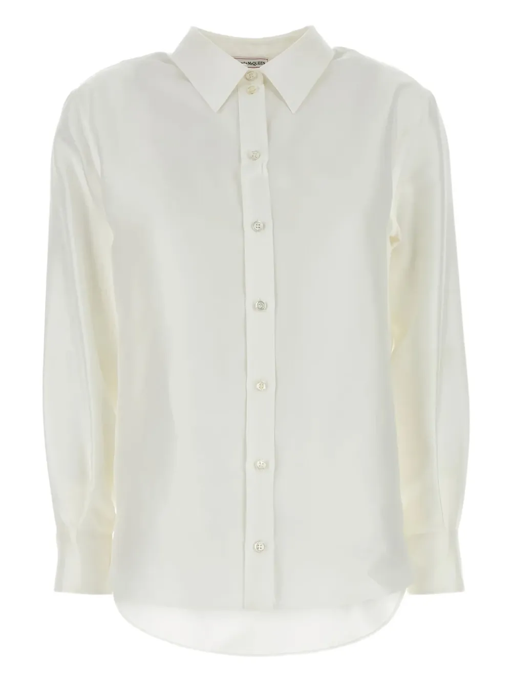 Шелковая рубашка Alexander Mcqueen, нейтральный
Шелковая рубашка Alexander Mcqueen, нейтральный