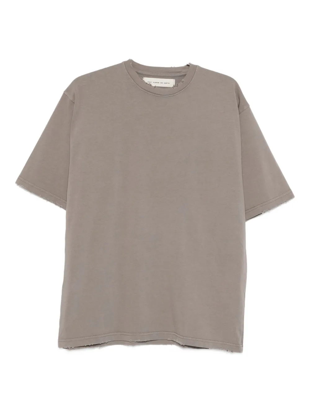 Футболка с необработанным краем Stay Human On Earth, нейтральный
Футболка с необработанным краем Stay Human On Earth, нейтральный