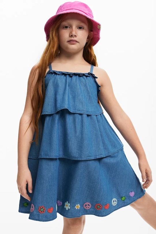 Детское джинсовое платье Desigual, синий
Детское джинсовое платье Desigual, синий