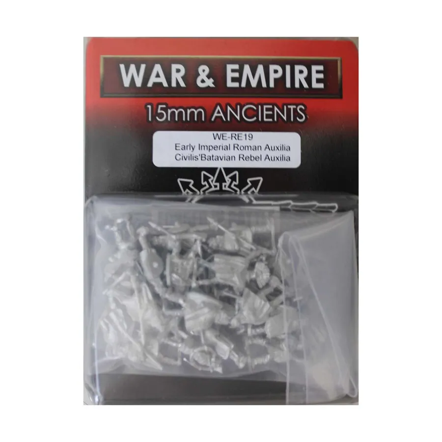 Цивилис Батавская повстанческая ауксилия, War & Empire - Ancients Miniatures - Late Roman (15mm)
Цивилис Батавская повстанческая ауксилия, War & Empire - Ancients Miniatures - Late Roman (15mm)