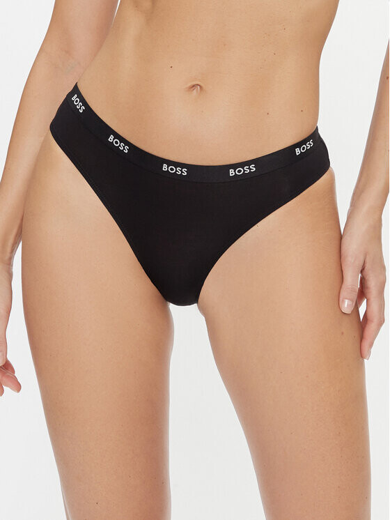 Классические женские трусики Boss, черный 
Классические женские трусики Boss, черный