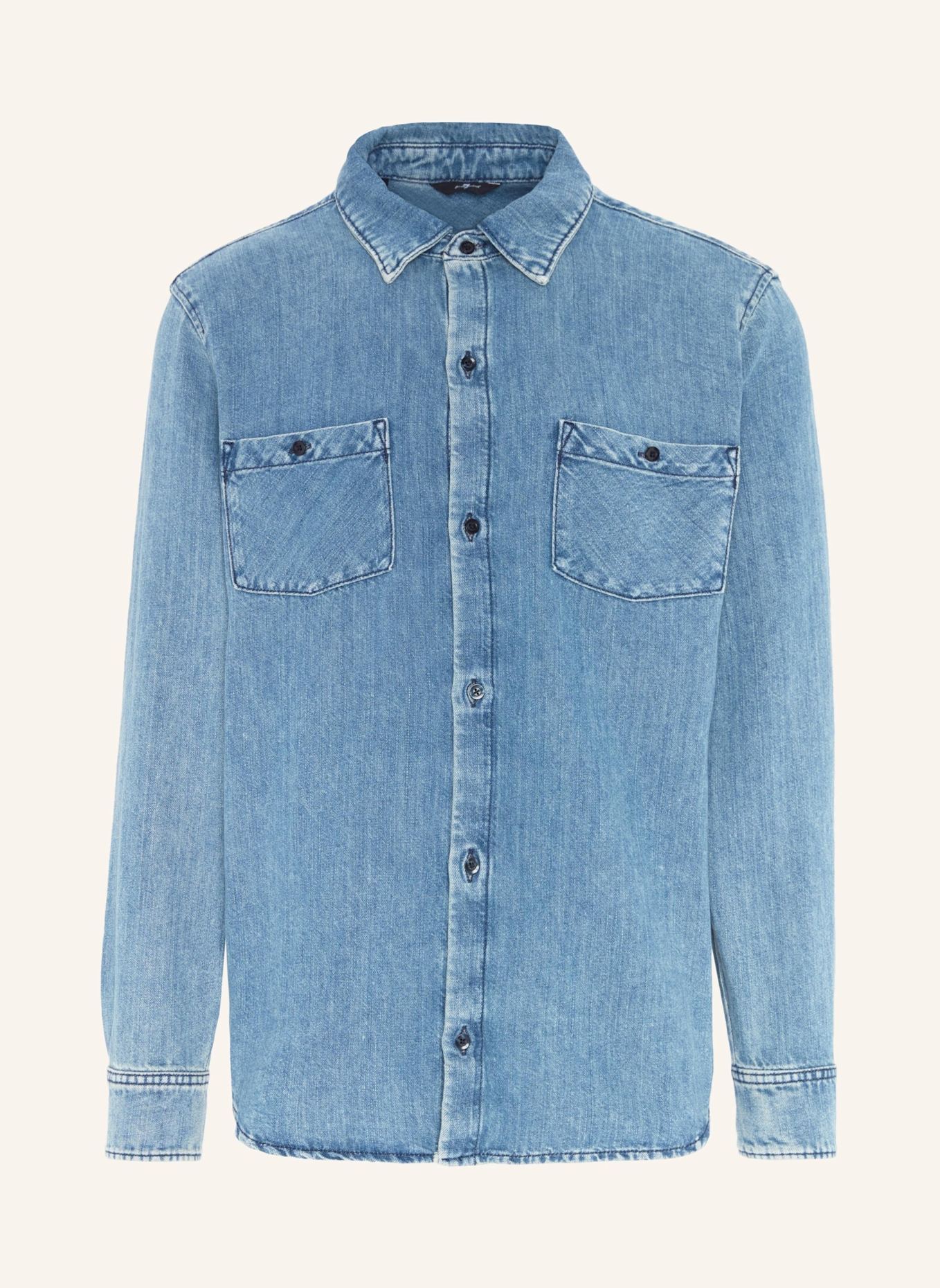 Джинсовая рубашка 7 For All Mankind, синий
Джинсовая рубашка 7 For All Mankind, синий