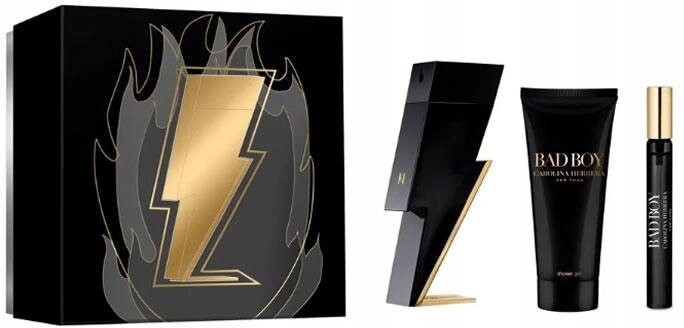 Carolina Herrera Bad Boy, Набор косметики, 3 шт
Carolina Herrera Bad Boy, Набор косметики, 3 шт